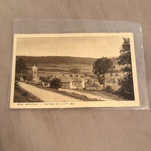 Vintage Morteau Postcard Entree Du Chef- Lieu